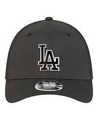 New Era Men's Black Los Angeles Dodgers Metallic 39THIRTY M-Crown Flex Hat