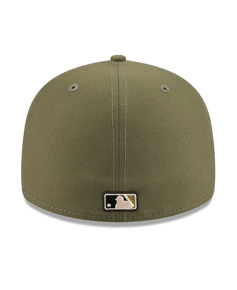 New Era Men's Olive Chicago Cubs 2026 Armed Forces Day Low Profile 59FIFTY Fitted Hat