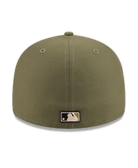 New Era Men's Olive Chicago Cubs 2026 Armed Forces Day Low Profile 59FIFTY Fitted Hat