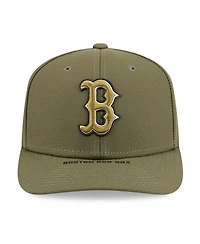 New Era Men's Olive Boston Red Sox 2026 Armed Forces Day 9SEVENTY Adjustable Hat