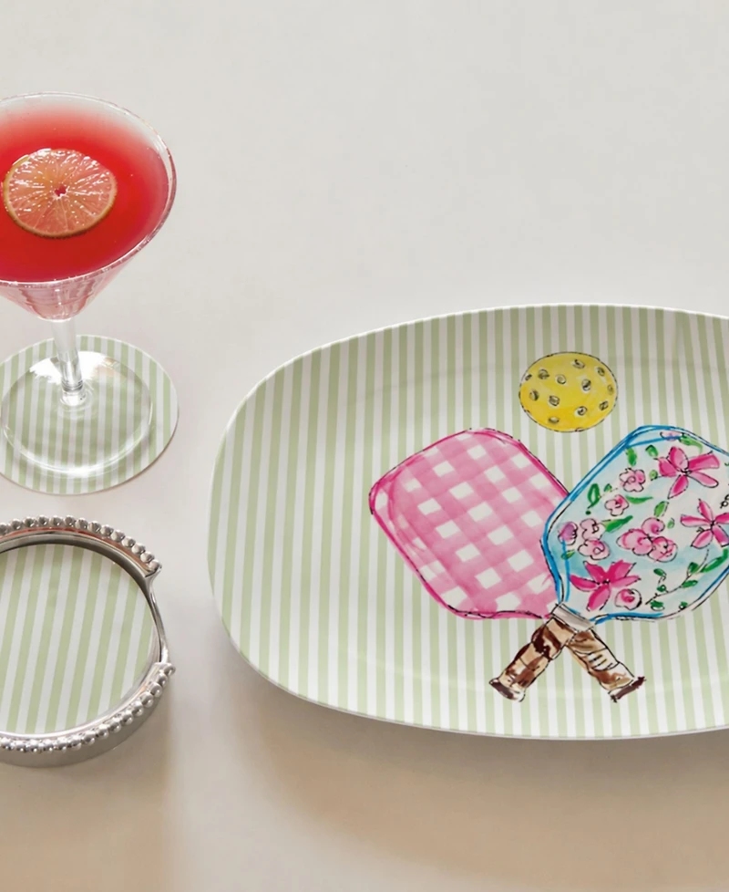Mariposa Resin Pickleball Double 10" Paddle Platter