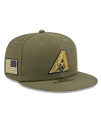 New Era Men's Olive Arizona Diamondbacks 2026 Armed Forces Day 59FIFTY Fitted Hat