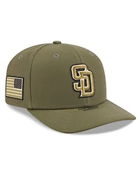 New Era Men's Olive San Diego Padres 2026 Armed Forces Day 9SEVENTY Adjustable Hat