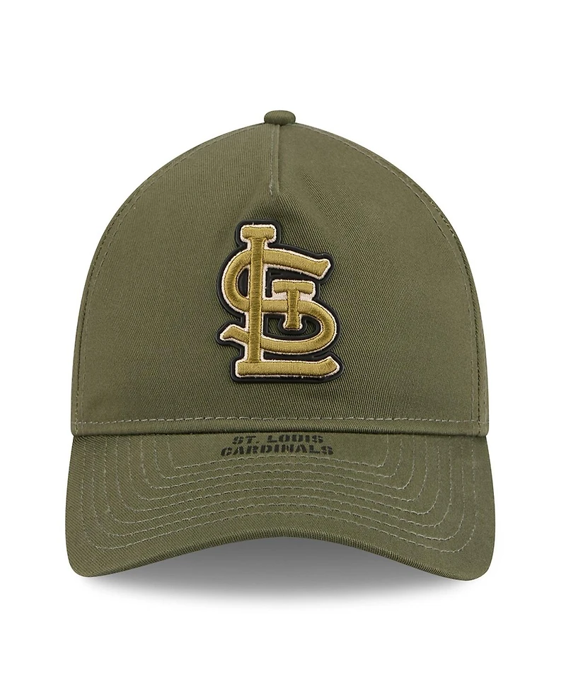 New Era Men's Olive St. Louis Cardinals 2026 Armed Forces Day 9TWENTY Adjustable Hat