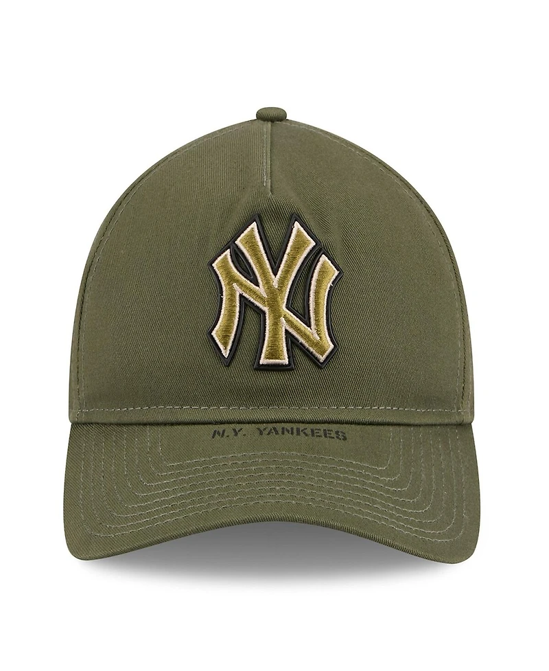New Era Men's Olive New York Yankees 2026 Armed Forces Day 9TWENTY Adjustable Hat
