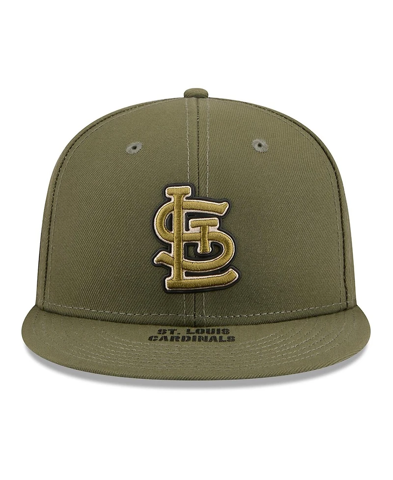 New Era Men's Olive St. Louis Cardinals 2026 Armed Forces Day 59FIFTY Fitted Hat