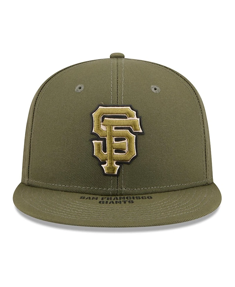 New Era Men's Olive San Francisco Giants 2026 Armed Forces Day 59FIFTY Fitted Hat