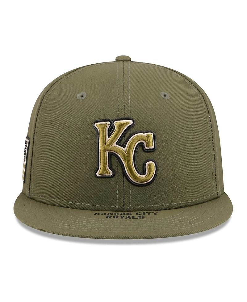 New Era Men's Olive Kansas City Royals 2026 Armed Forces Day 59FIFTY Fitted Hat