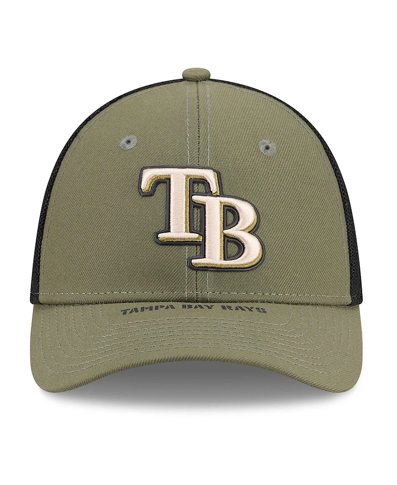 New Era Men's Olive Tampa Bay Rays 2026 Armed Forces Day 39THIRTY M-Crown Flex Hat