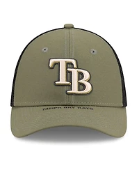 New Era Men's Olive Tampa Bay Rays 2026 Armed Forces Day 39THIRTY M-Crown Flex Hat
