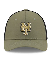 New Era Men's Olive New York Mets 2026 Armed Forces Day 39THIRTY M-Crown Flex Hat