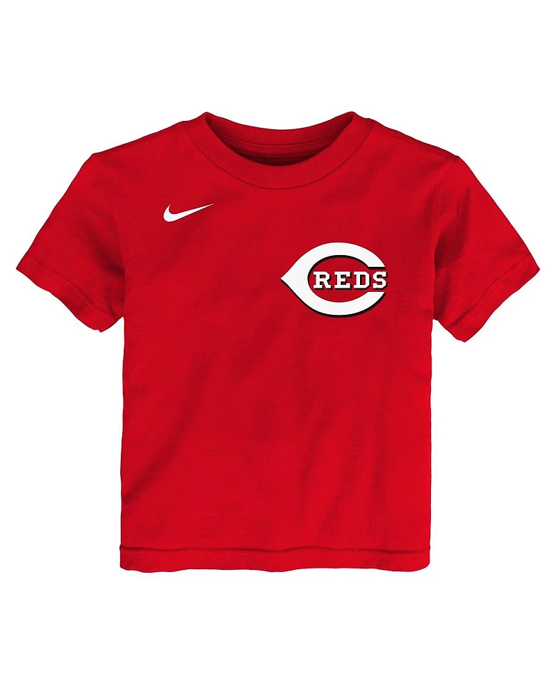 Nike Toddler Elly De La Cruz Red Cincinnati Reds Name Number T-Shirt
