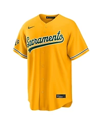 Nike Men's Brent Rooker Gold Athletics Alternate Stadium Jersey