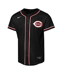 Nike Big Boys and Girls Elly De La Cruz Black Cincinnati Reds Fashion Replica Player Jersey