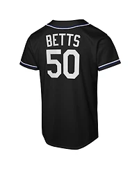 Nike Big Boys and Girls Mookie Betts Black Los Angeles Dodgers Fashion Replica Player Jersey