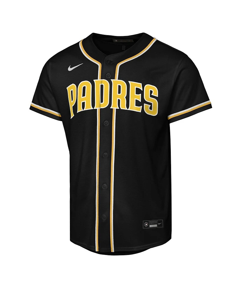 Nike Big Boys and Girls Jackson Merrill Black San Diego Padres Fashion Replica Player Jersey