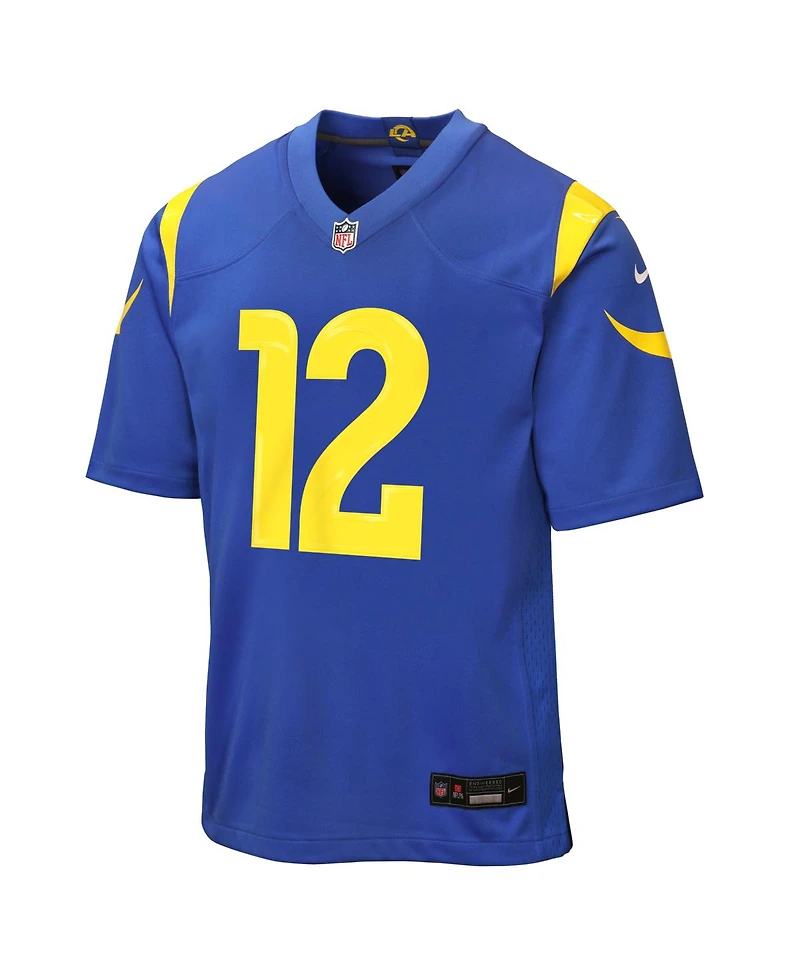 Nike Big Boys and Girls Puka Nacua Royal Los Angeles Rams Game Jersey