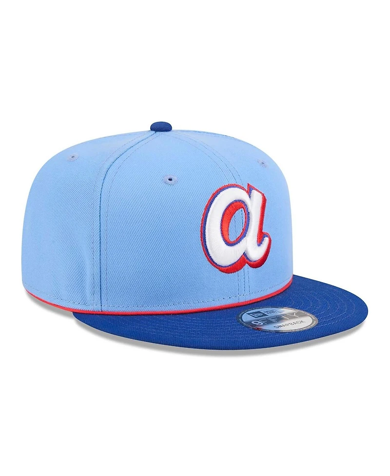 New Era Men's Light Blue Atlanta Braves 2026 City Connect 9FIFTY Snapback Hat