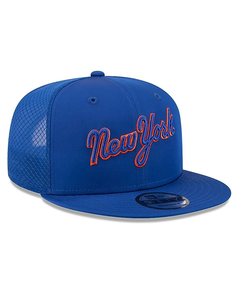 New Era Men's Royal New York Mets 2026 Batting Practice 9FIFTY Snapback Hat