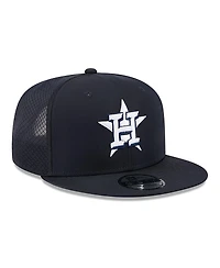 New Era Men's Navy Houston Astros 2026 Batting Practice 9FIFTY Snapback Hat