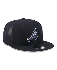 New Era Men's Navy Atlanta Braves 2026 Batting Practice 9FIFTY Snapback Hat