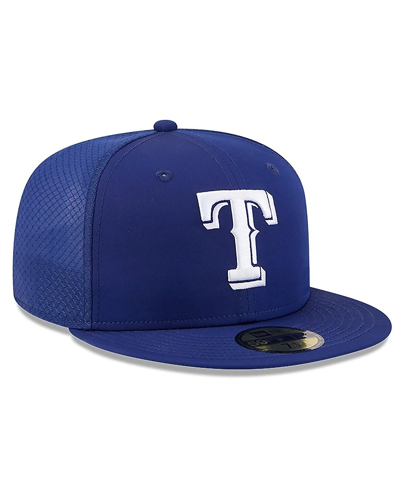 New Era Men's Royal Texas Rangers 2026 Batting Practice 59FIFTY Fitted Hat