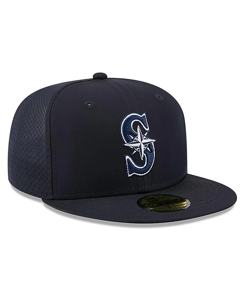 New Era Men's Navy Seattle Mariners 2026 Batting Practice 59FIFTY Fitted Hat
