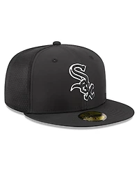 New Era Men's Black Chicago White Sox 2026 Batting Practice 59FIFTY Fitted Hat