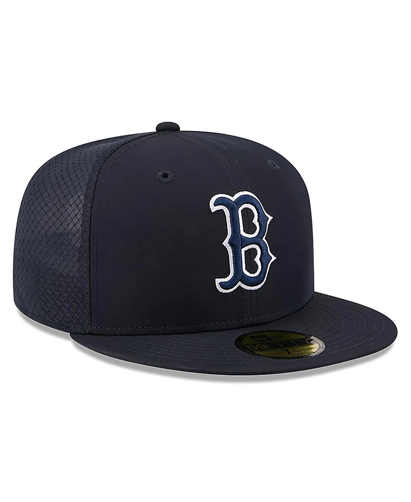 New Era Men's Navy Boston Red Sox 2026 Batting Practice 59FIFTY Fitted Hat