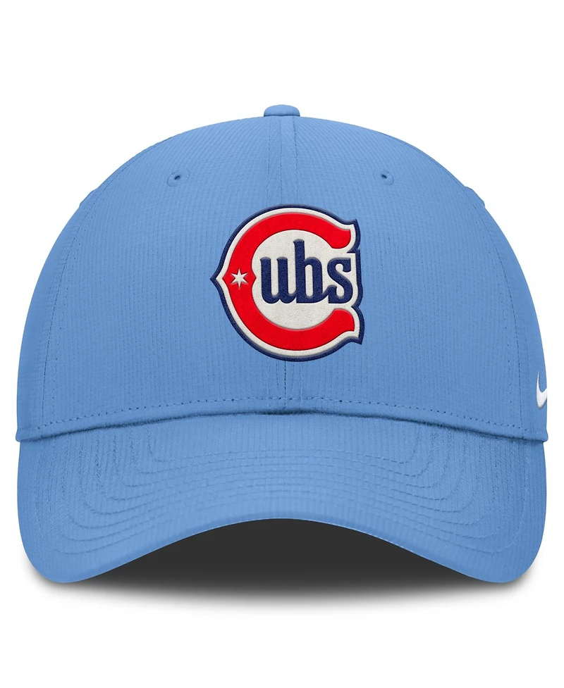 Nike Men's Light Blue Chicago Cubs Club Uv Dri-fit Adjustable Hat