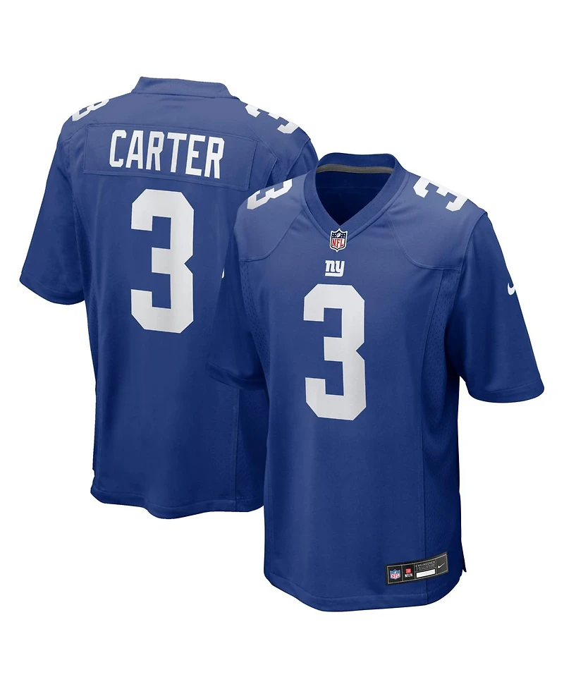 Nike Men's Abdul Carter Royal New York Giants Team Game Jersey
