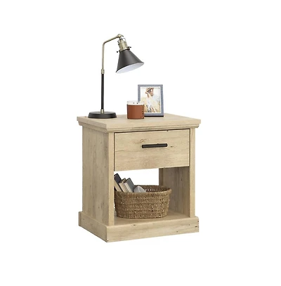 Sauder Aspen Post Night Stand, Prime Oak finish