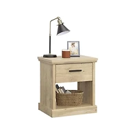 Sauder Aspen Post Night Stand, Prime Oak finish