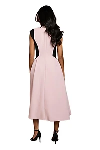 Coast Women's Crepe Colour Block Midi Dress
