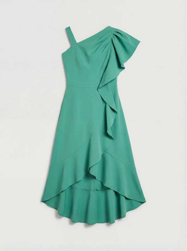 ruffle hem midi dress abercrombie Abercrombie & Fitch | Dresses | Abercrombie Fitch Now And Forever Ruffle Hem Midi Dress