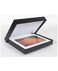 Archival Methods Onyx 20x24x1-3/8" Portfolio Box, 20-1/8x24-1/8", Buckram /Lining