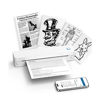 Swifint Portable A4 Thermal Printer, D830 Wireless Bluetooth Inkless Printer, Mobile Printer Compatible with iOS Android and Pc