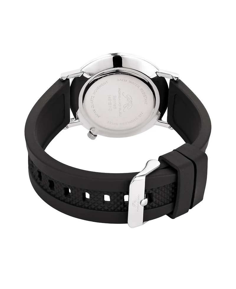 Porsamo Bleu Men's Bennett Silicone Band Watch 1461BBER