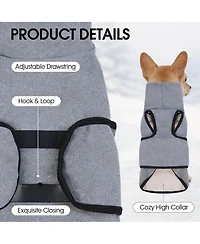 Aronkl Soft & Warm Turtle Neck Dog Sweater for Anxiety Relief and Outdoor Activities