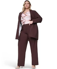 Calvin Klein Open Front 3 4 Sleeve Jacket Highline Pant
