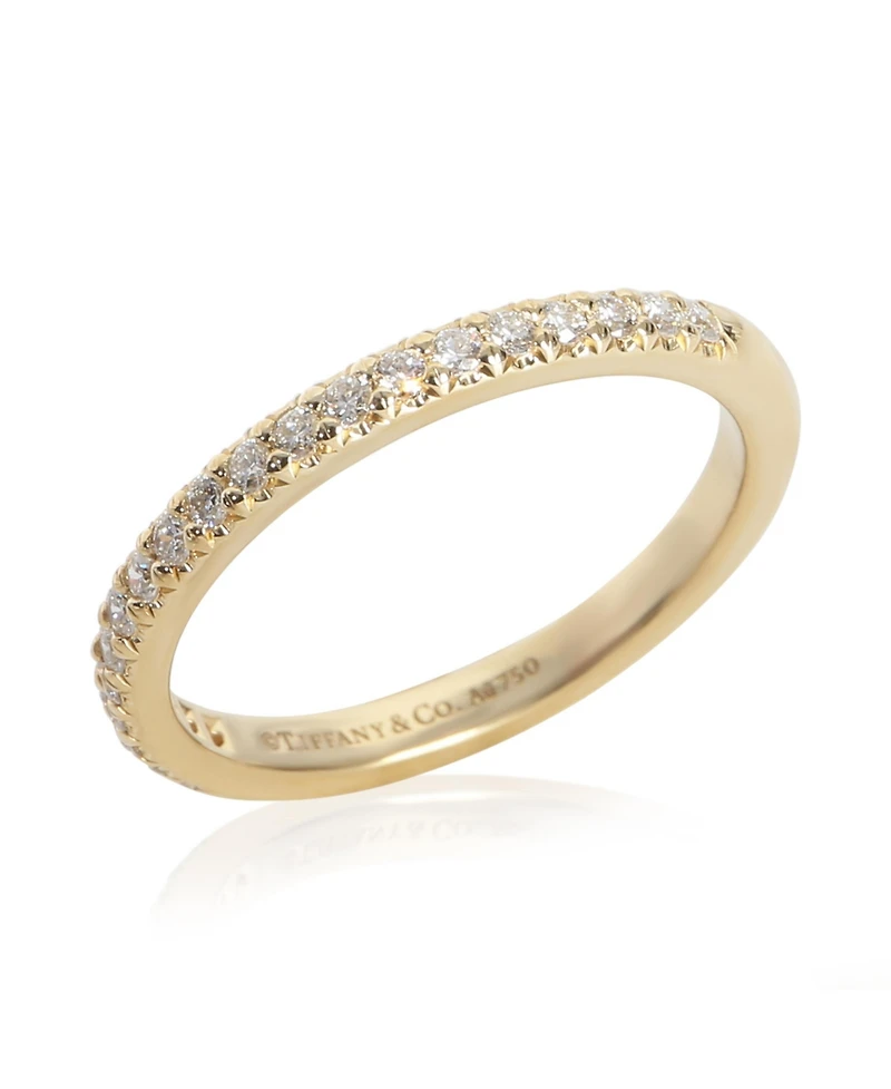 Pre-Owned Tiffany & Co Yellow Gold Diamond Soleste Band