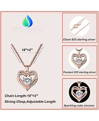 Gnuadz Mom Necklace Sterling Heartfelt Message Lighted Box