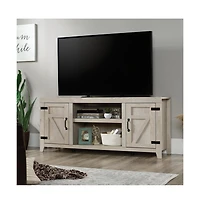 Sauder Misc Entertainment Credenza, For TVs up to 70", Chalked Chestnut finish