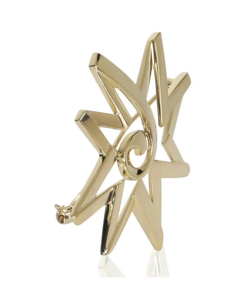 Pre-Owned Tiffany & Co Yellow Gold Vintage Paloma Picasso Star Brooch