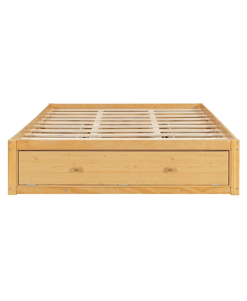 Streamdale Furniture Platform Bed w/ 4 Drawers and Lift Storage
