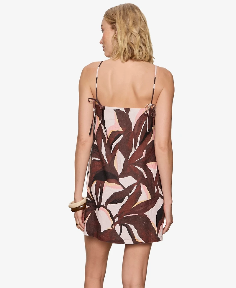 Sanctuary Women's Hideaway Printed Square Neck Mini Dress