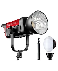 Gvm Pro SD200B 200W Bi-Color Led Video Cob Spotlight Kit with Lantern Softbox and Light Stand