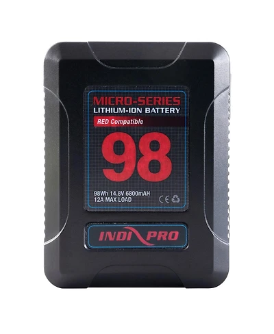 IndiPRO Micro-Series 98Wh V-Mount Li-Ion Battery for Dsmc and DSMC2 Cameras