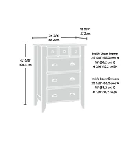 Sauder Shoal Creek 4 Drawer Chest