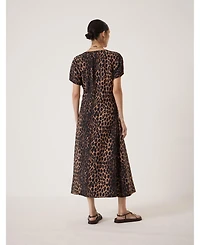 Hush Women's Bronte Pleated Air Flow Midi Dress